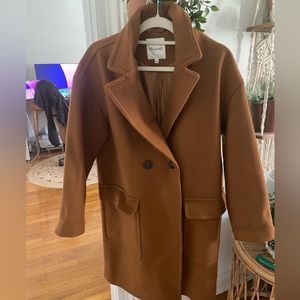 Madewell Averdon Coat in Insuluxe Fabric